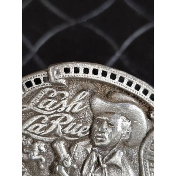 Keychain featuring Lash LaRue, a Western movie star known as the "King of the Bu - Picture 5 of 7
